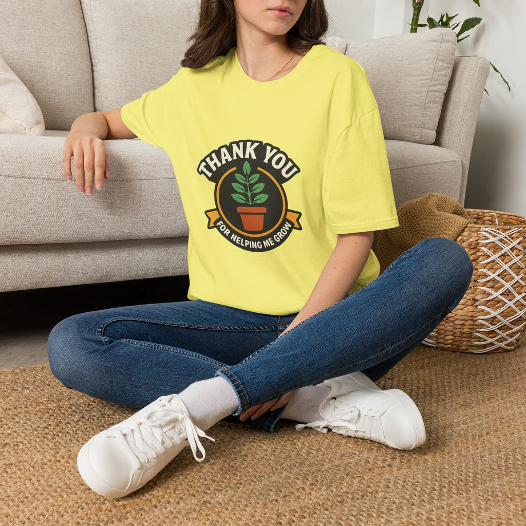 Thank You for Helping Me Grow Teacher Appreciation Shirt Plant Lady Gift Teacher Week Tee Mentor Gift End of Year Teacher Gift