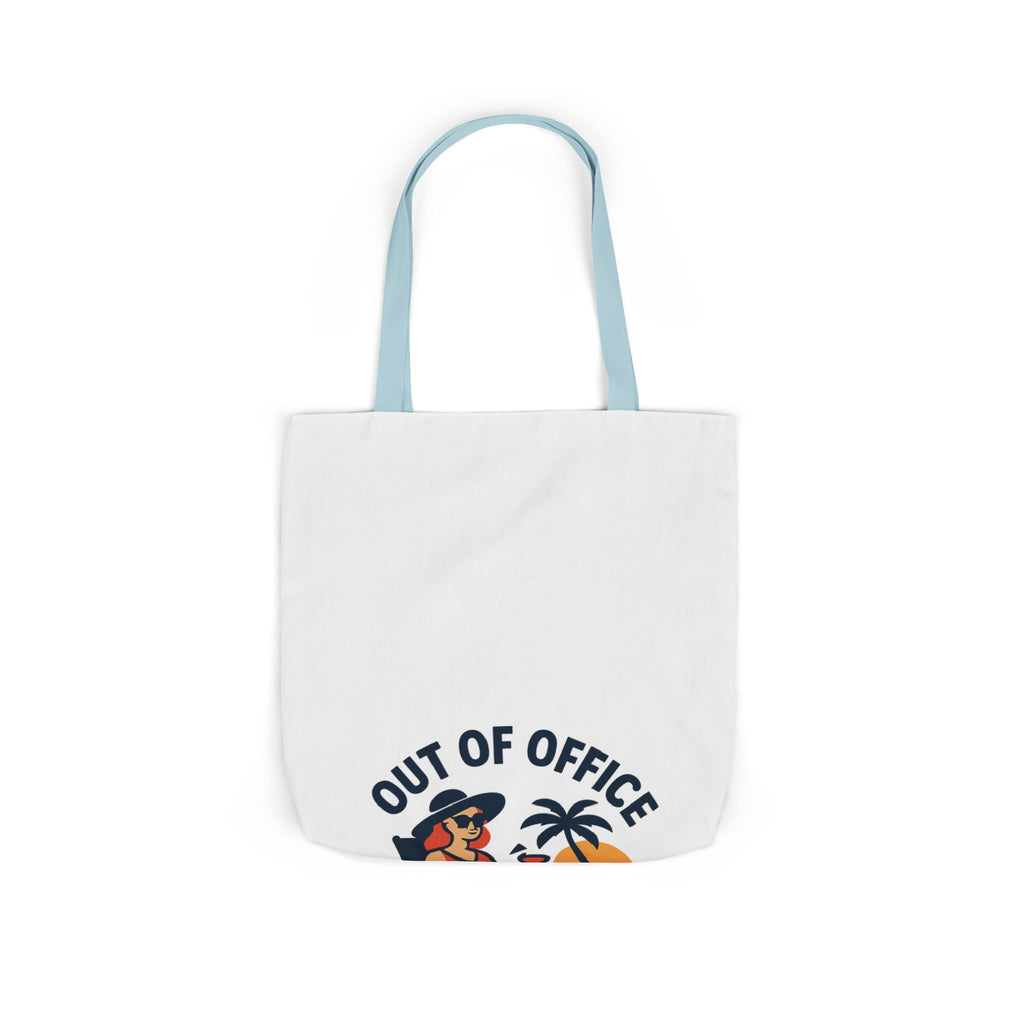 Out of Office Permanently Tote Bag, Retirement Gift for Women, Retiree Travel Bag, Funny Retirement Party Gift Coworker