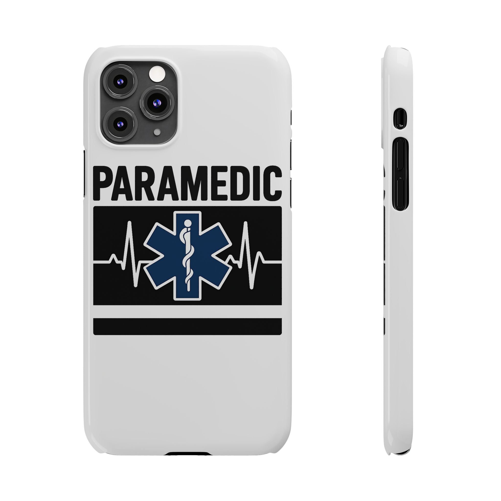 Paramedic Phone Case EMS Gift Heartbeat Star of Life EMT Medical First Responder Thin White Line Hero Appreciation