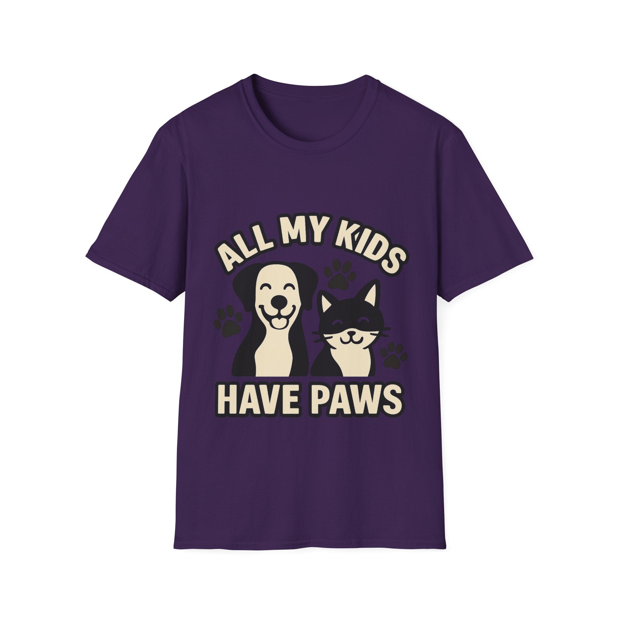 All My Kids Have Paws Shirt, Pet Mom T-Shirt, Dog Mom Cat Mom Gift, Fur Mama Tee, Pet Parent Shirt, Mothers Day Gift for Dog Lover