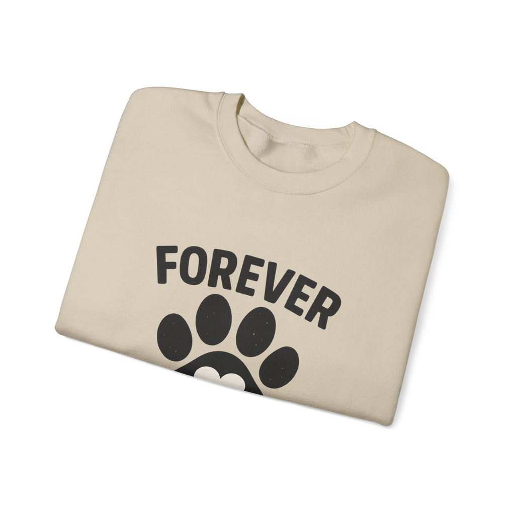 Pet Memorial Sweatshirt Forever in My Heart Paw Print Dog Cat Loss Remembrance Gift Sympathy Comfort Shirt Pet Loss Gift