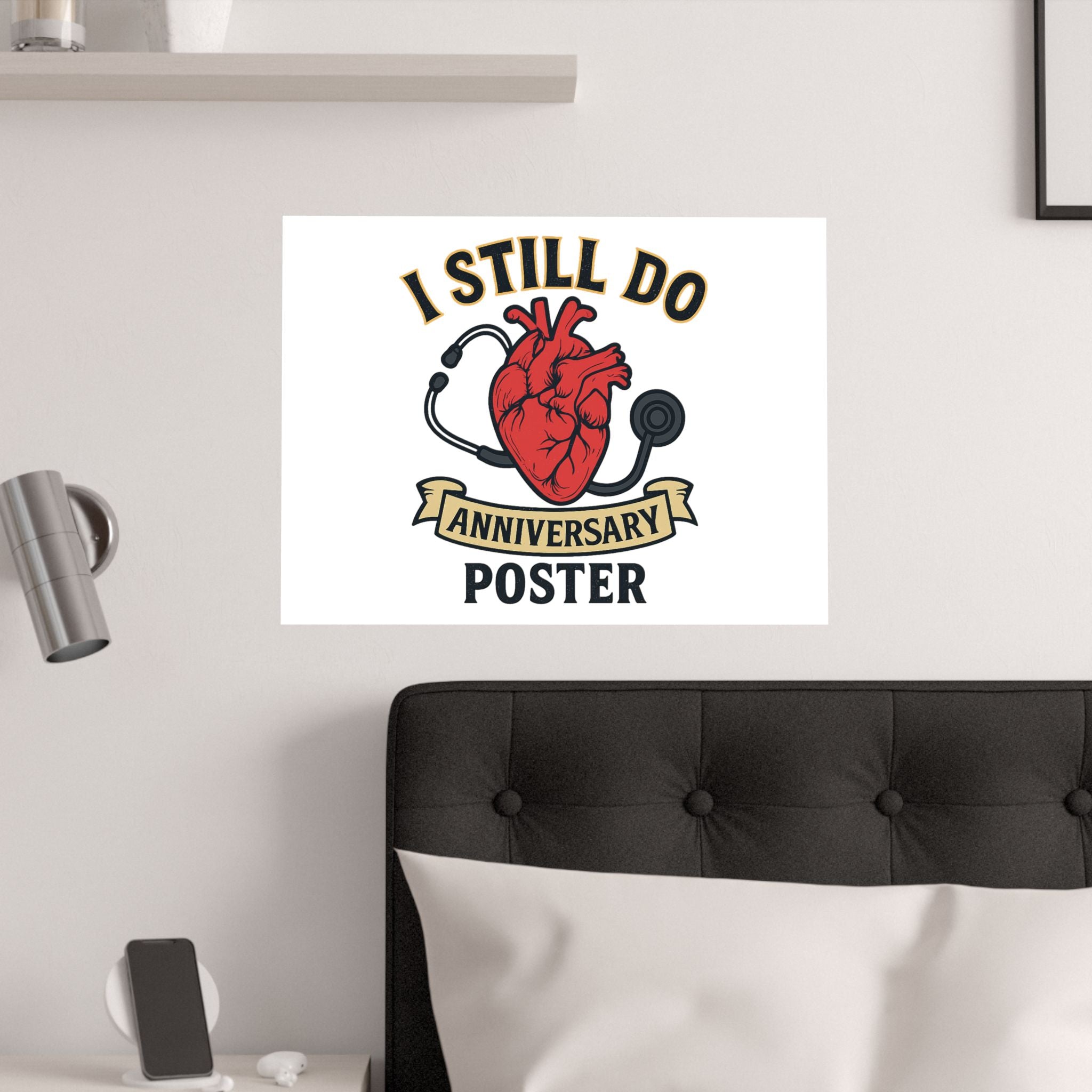 I Still Do Anniversary Poster Medical Nurse Doctor Gift, Healthcare Couples Wall Art, Vintage Heart Wedding Print, Nurses Week Gift