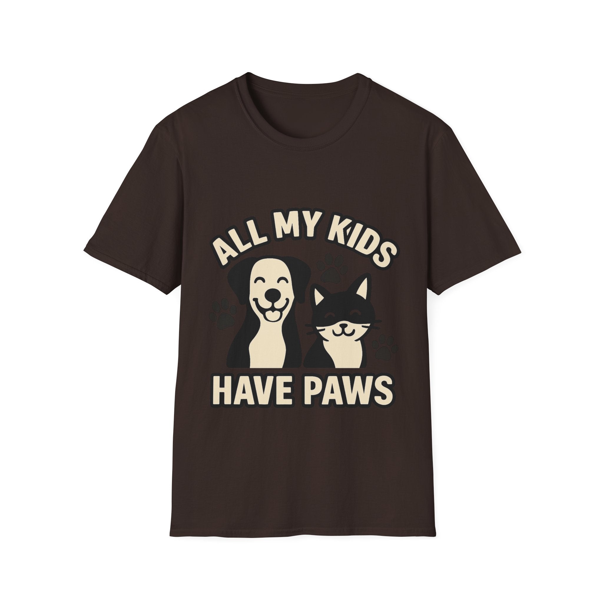 All My Kids Have Paws Shirt, Pet Mom T-Shirt, Dog Mom Cat Mom Gift, Fur Mama Tee, Pet Parent Shirt, Mothers Day Gift for Dog Lover