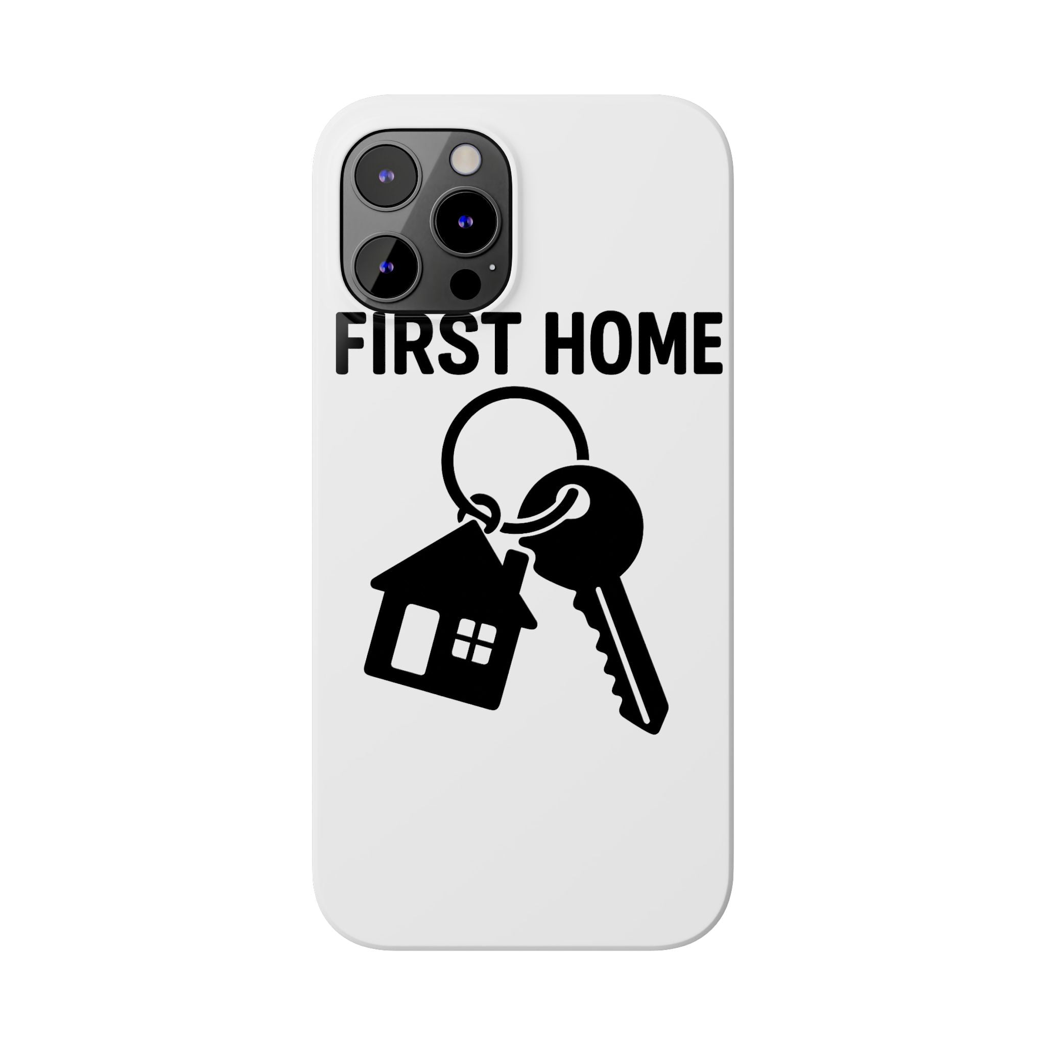 First Home Keys Phone Case, New Homeowner Gift, Housewarming Present, Minimalist House Key Design, First Time Home Buyer Gift