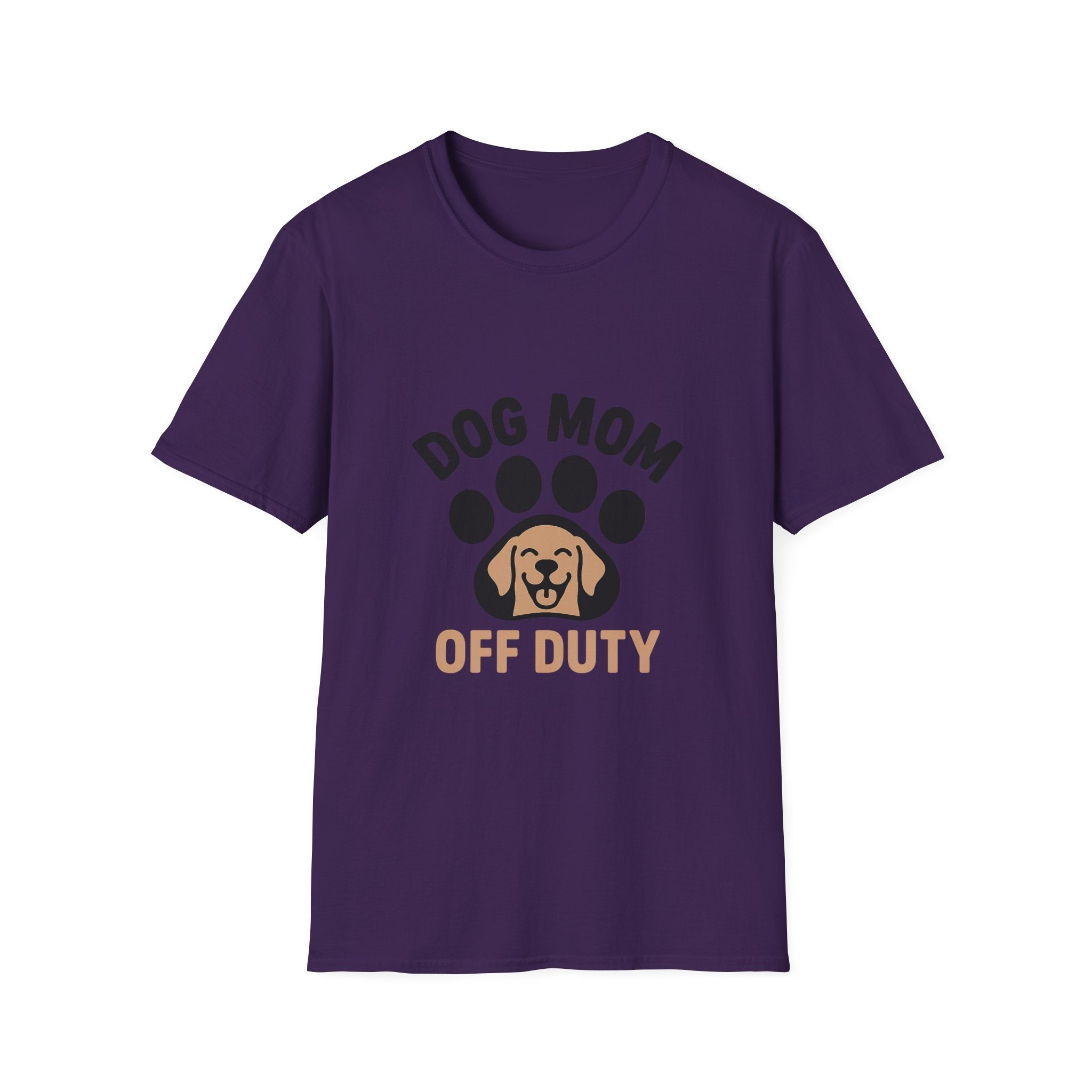 Dog Mom Off Duty Shirt, Dog Lover Gift, Paw Print T-Shirt, Dog Mom Tee, Funny Dog Owner Shirt, Dog Mama Clothing, Pet Parent