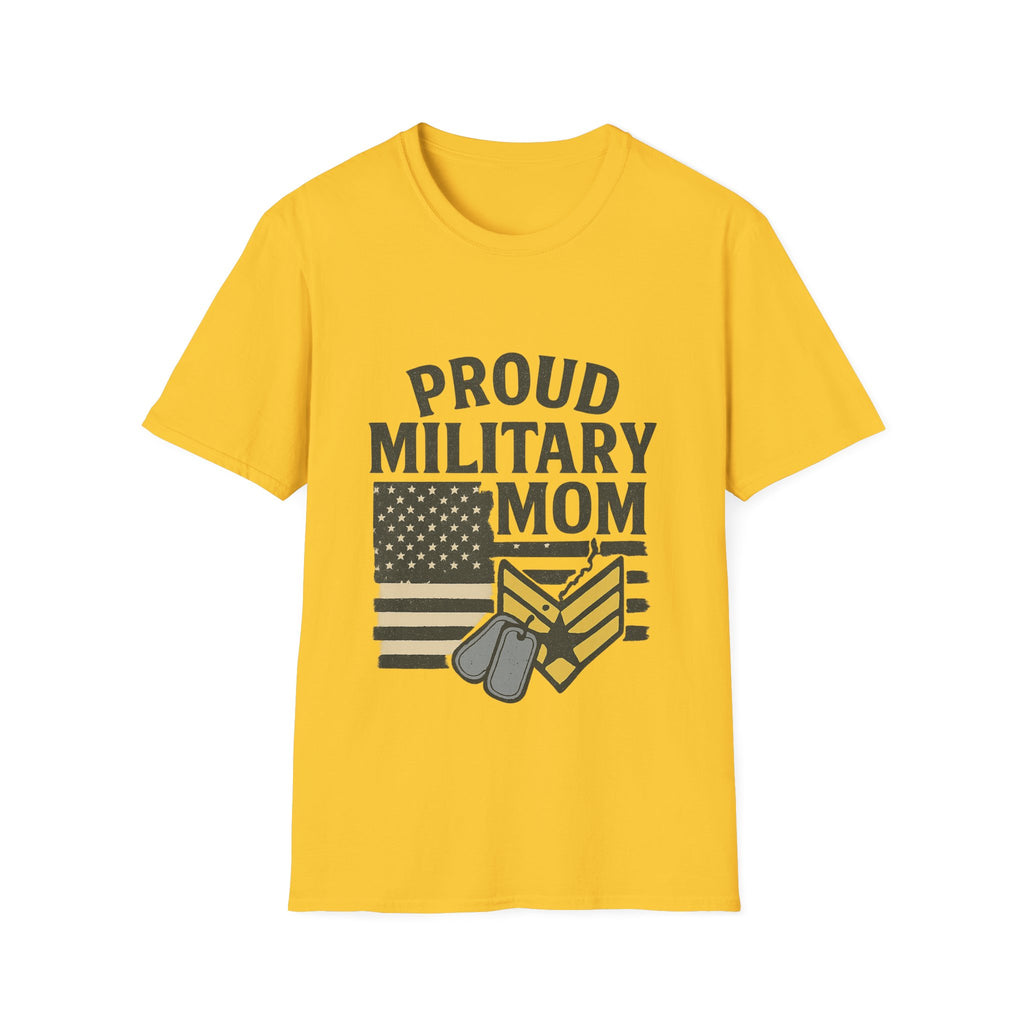 Proud Military Mom Shirt, My Heart Serves Too Tee, Army Mom Gift, Navy Mom, Marine Mom, Air Force Mom T-Shirt, Military Mother