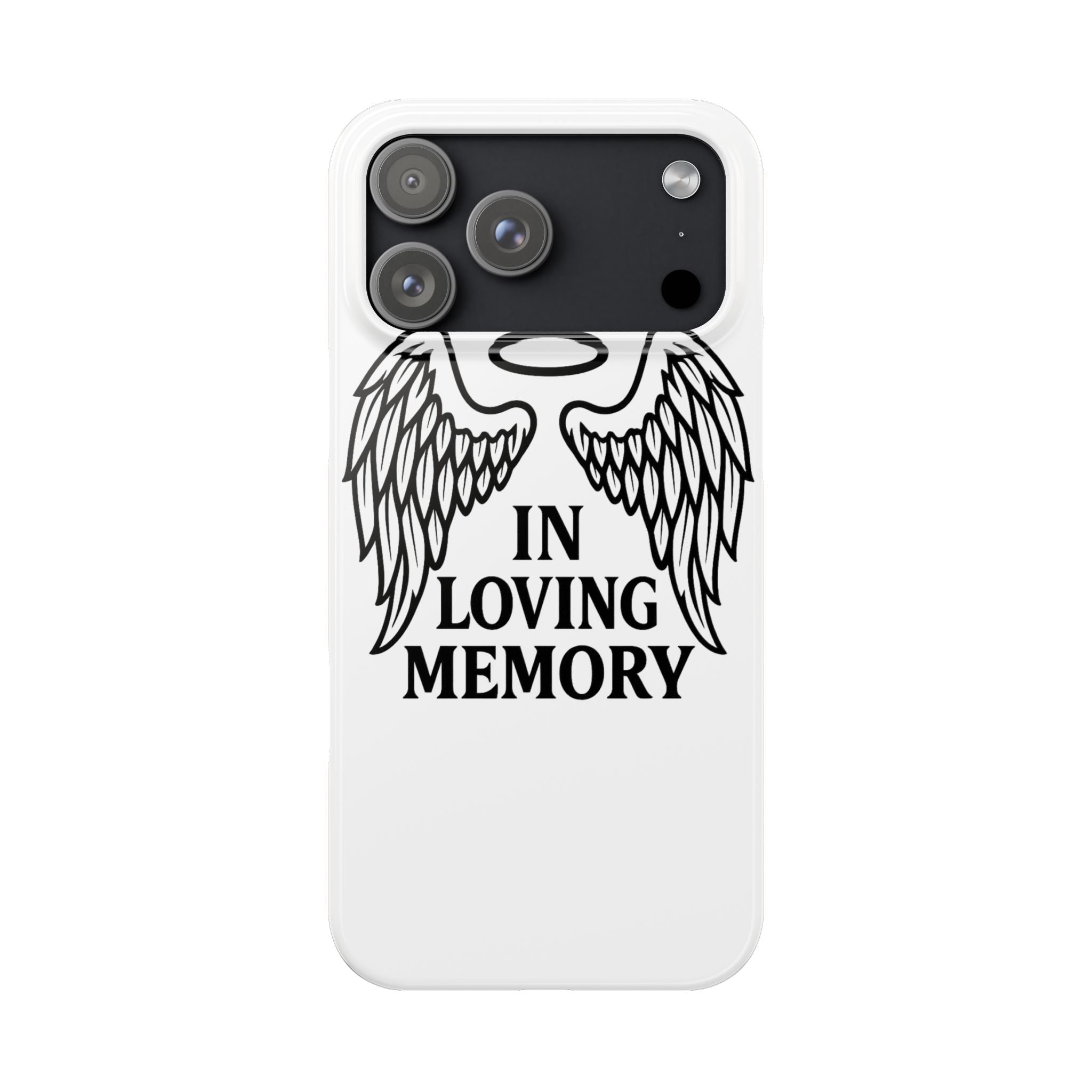 Guardian Angel Wings Phone Case In Loving Memory Sympathy Gift Memorial Remembrance Heaven Spiritual Protection Loss Grief Support