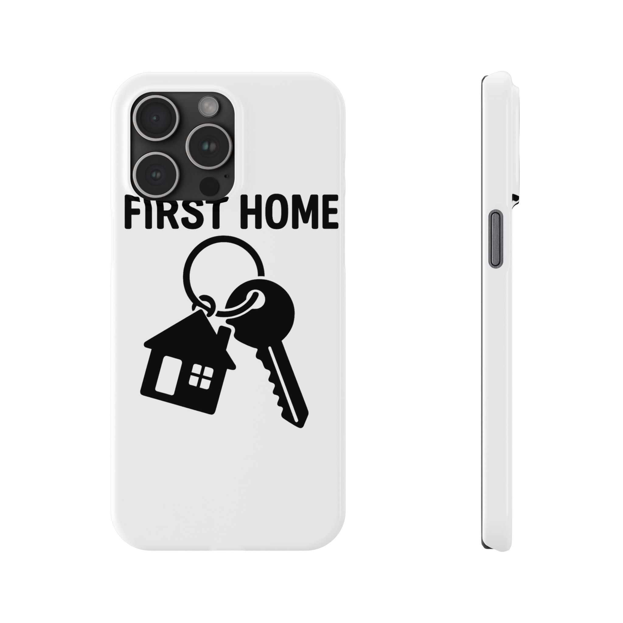 First Home Keys Phone Case, New Homeowner Gift, Housewarming Present, Minimalist House Key Design, First Time Home Buyer Gift
