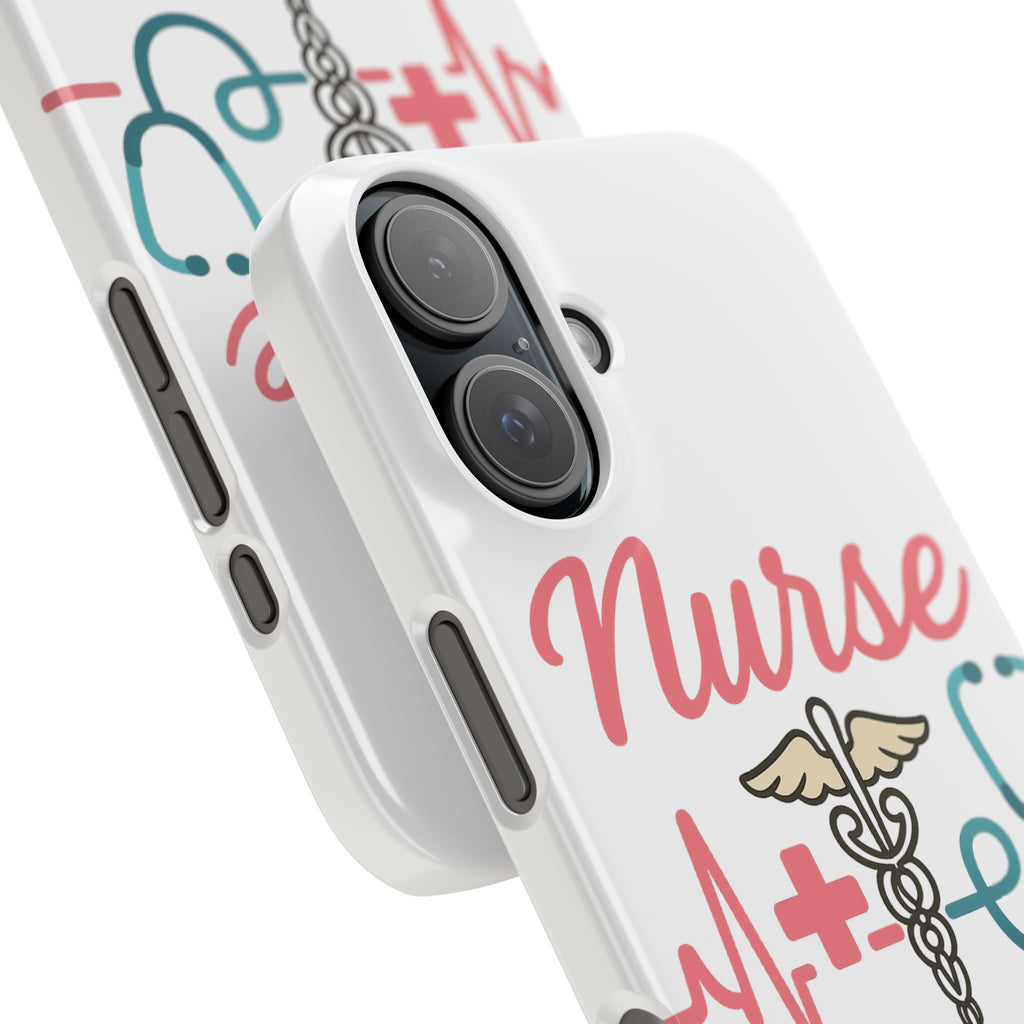 Nurse Phone Case EKG Heartbeat Medical Gift for Nurses RN Nursing Student Appreciation Gift Healthcare Worker iPhone Case