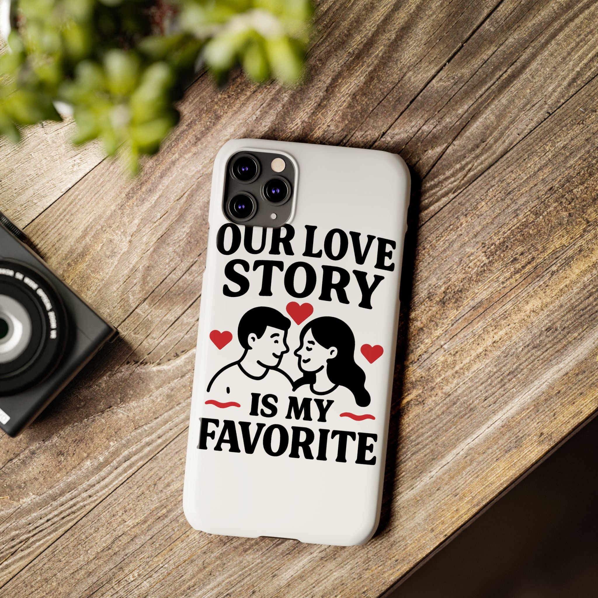 Love Story Phone Case Anniversary Gift for Wife Girlfriend Romantic Quote Couple iPhone Samsung Case Valentine's Day Gift