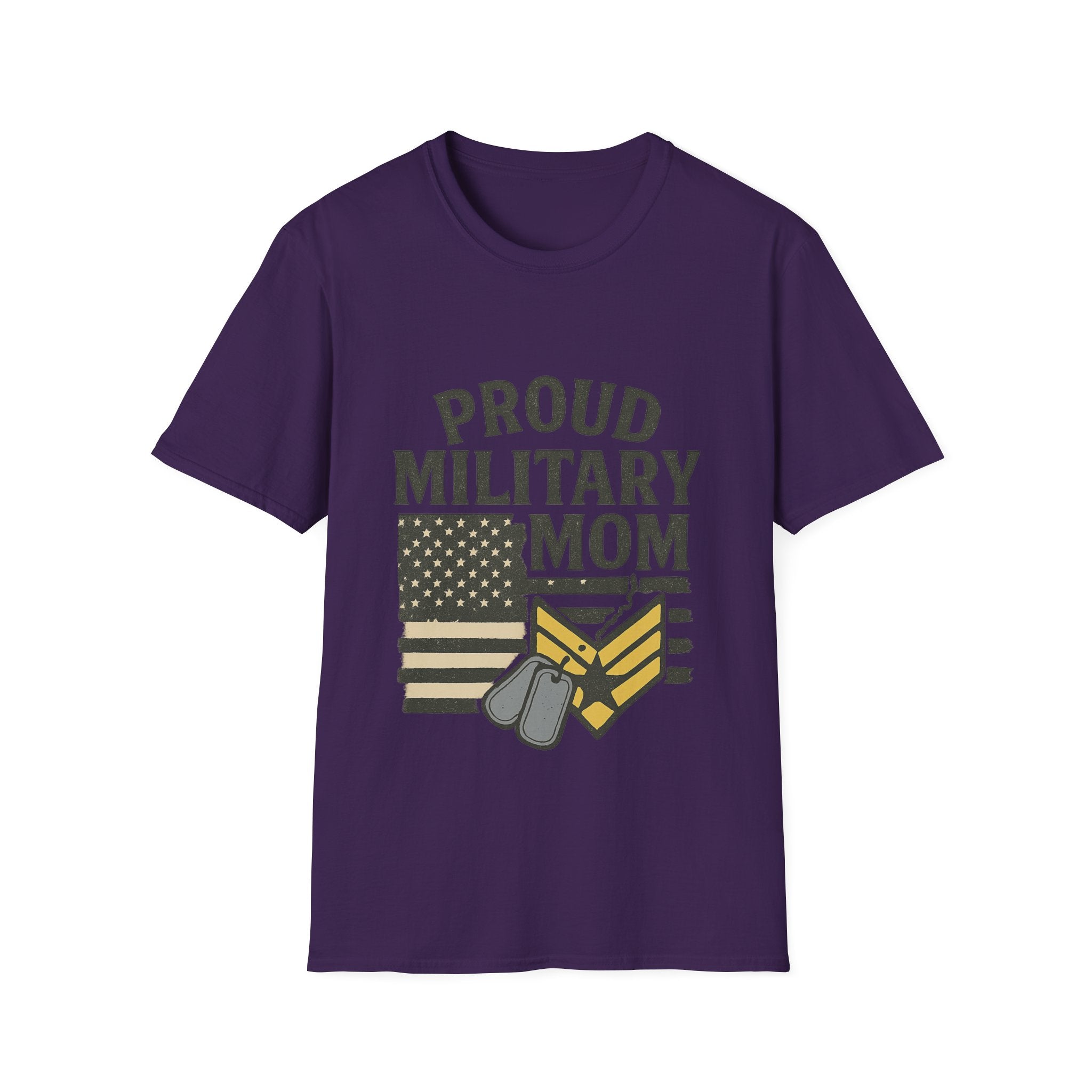 Proud Military Mom Shirt, My Heart Serves Too Tee, Army Mom Gift, Navy Mom, Marine Mom, Air Force Mom T-Shirt, Military Mother