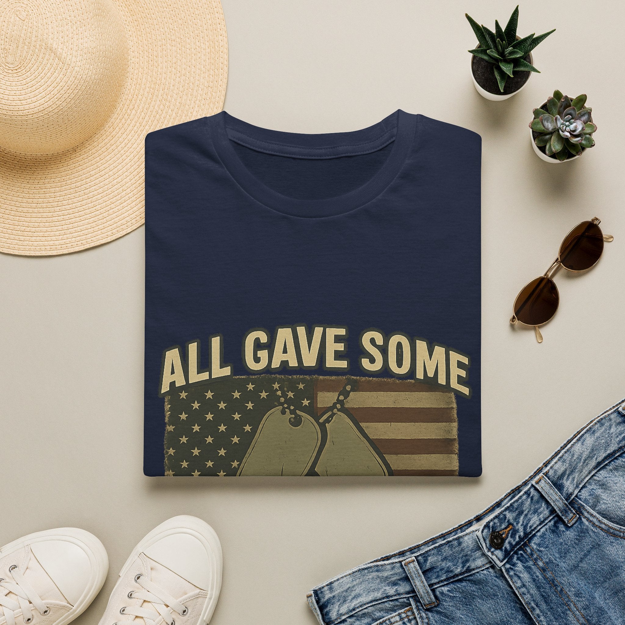 Custom Veteran Shirt | All Gave Some Some Gave All | Personalized Veterans Day Gift | Military Family Pride Tshirt with Name & Dates