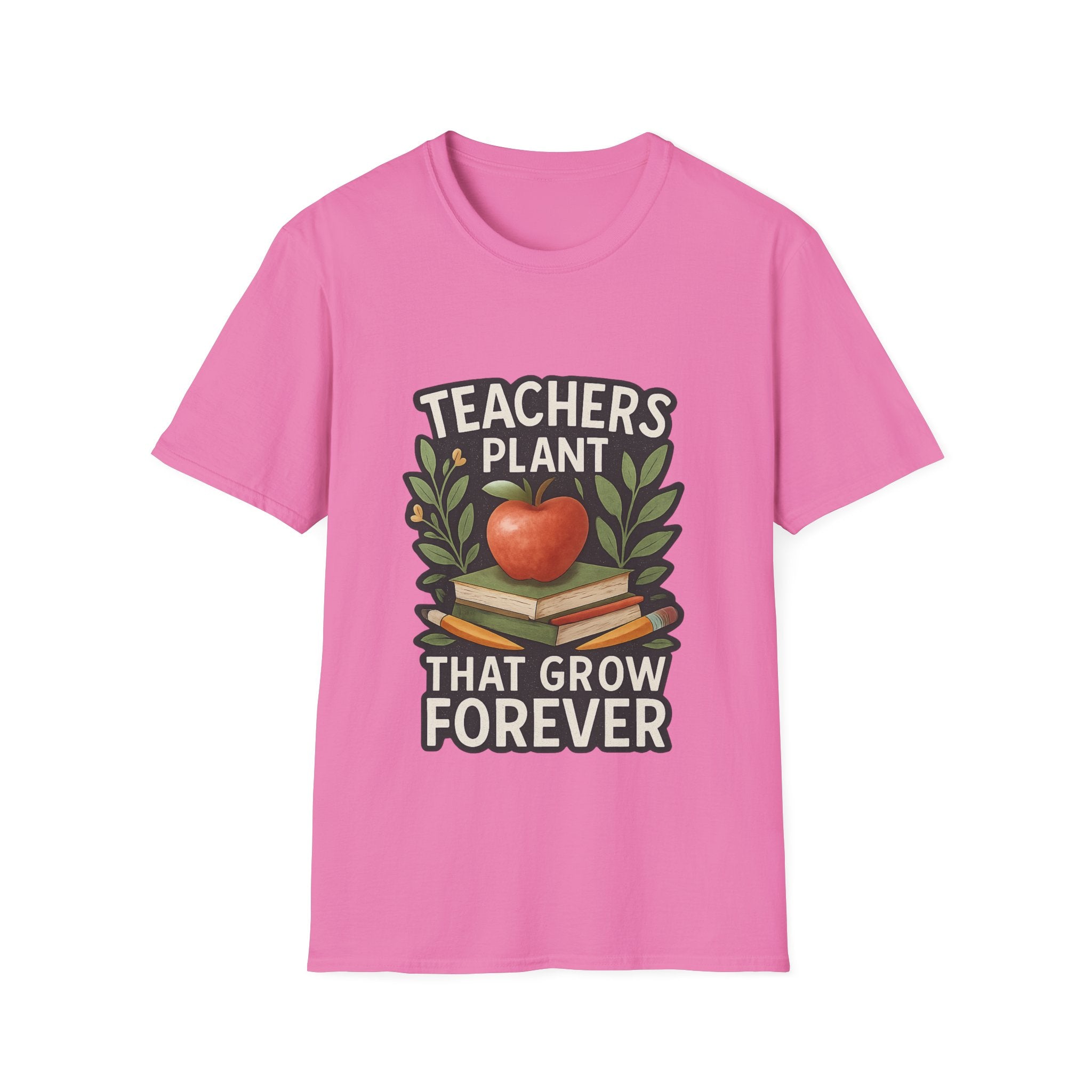 Teacher Appreciation Shirt Teachers Plant Seeds That Grow Forever Tee Gift for Teacher Watercolor Botanical Thank You Teacher Tshirt