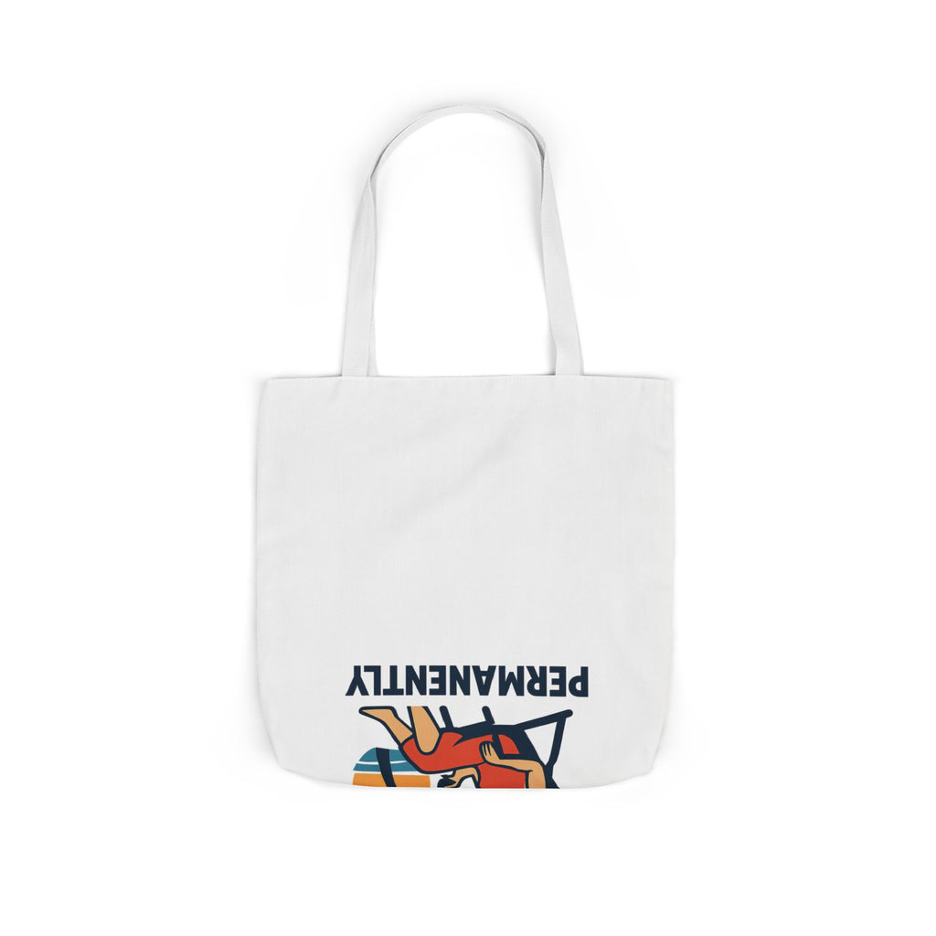 Out of Office Permanently Tote Bag, Retirement Gift for Women, Retiree Travel Bag, Funny Retirement Party Gift Coworker