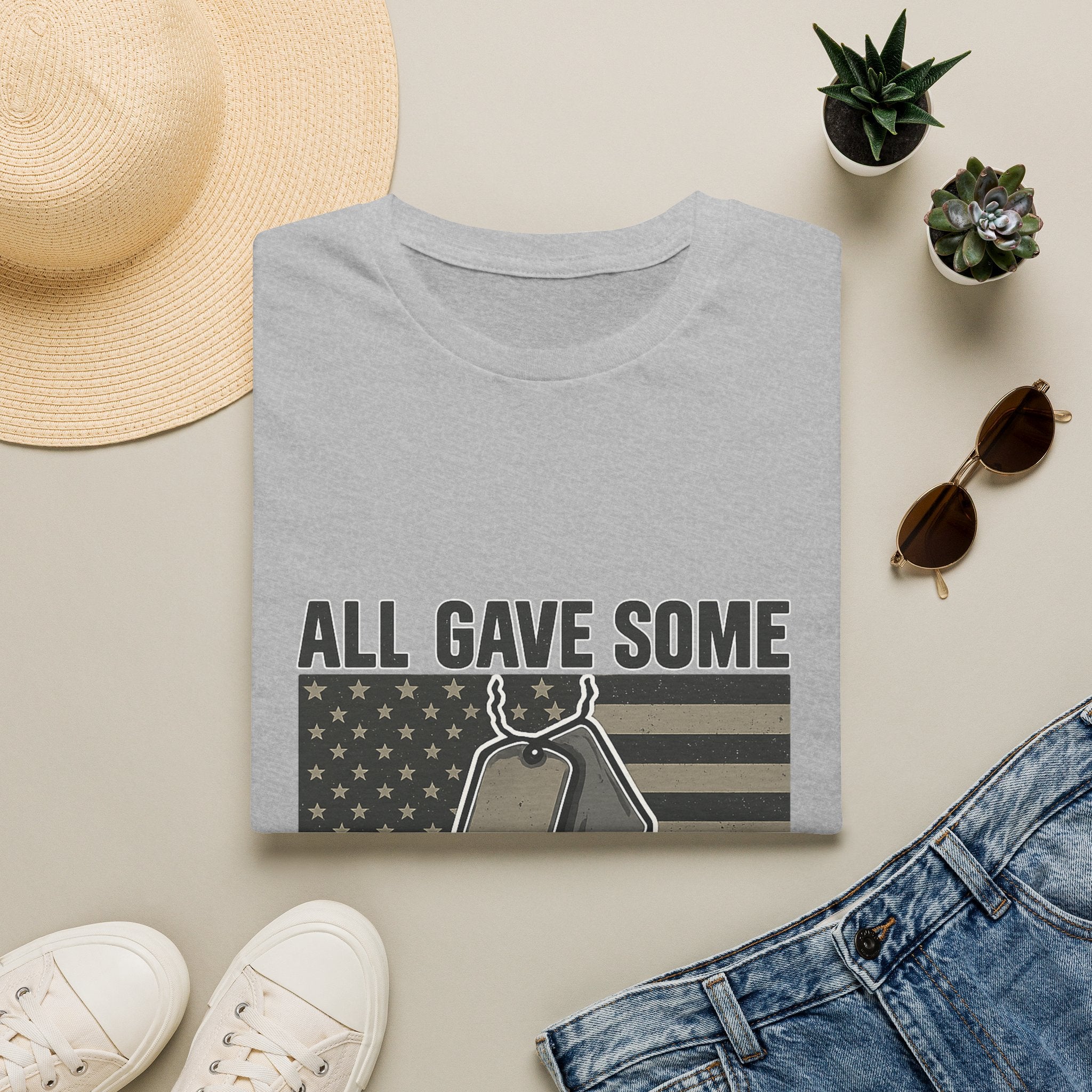 Custom Veteran Shirt | All Gave Some Some Gave All | Personalized Veterans Day Gift | Military Family Pride Tshirt with Name & Dates