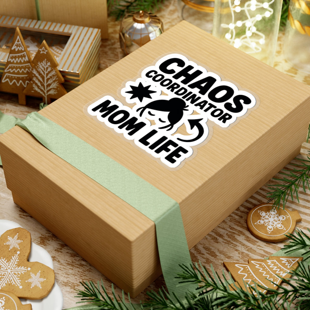 Chaos Coordinator Sticker Mom Life Gift Funny Mom Sticker Motherhood Humor Water Bottle Laptop Sticker Mother's Day Gift
