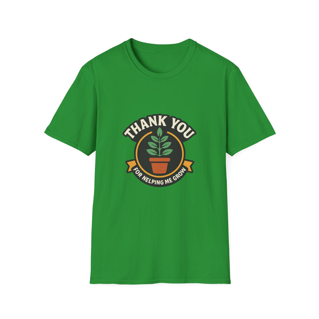 Thank You for Helping Me Grow Teacher Appreciation Shirt Plant Lady Gift Teacher Week Tee Mentor Gift End of Year Teacher Gift