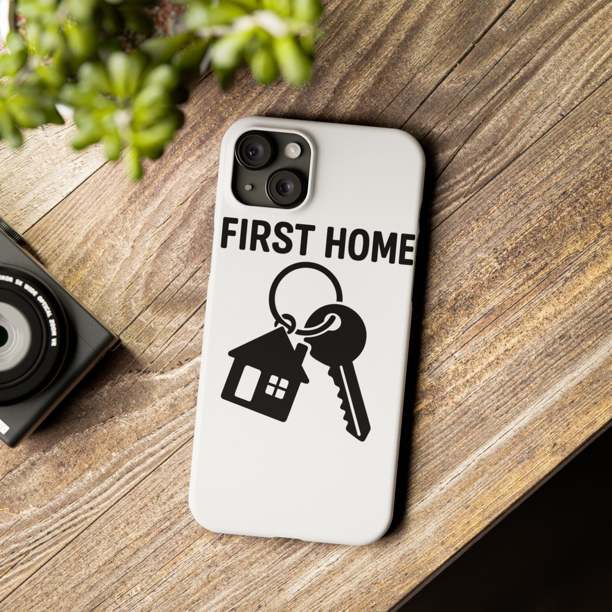 First Home Keys Phone Case, New Homeowner Gift, Housewarming Present, Minimalist House Key Design, First Time Home Buyer Gift