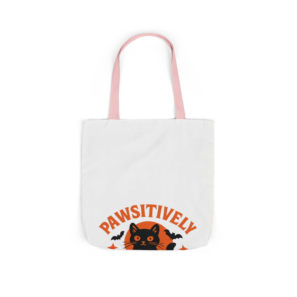 Pawsitively Spooky Cat Lover Halloween Tote Bag
