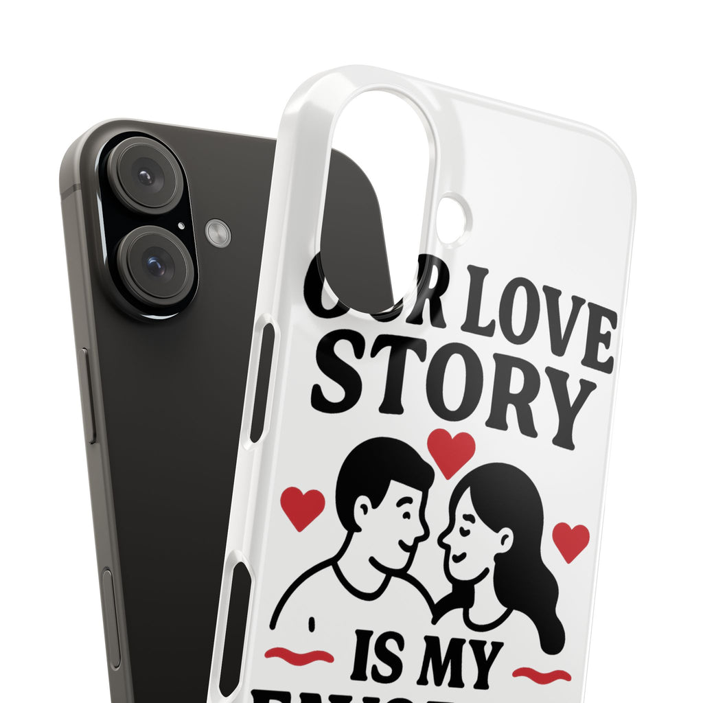 Love Story Phone Case Anniversary Gift for Wife Girlfriend Romantic Quote Couple iPhone Samsung Case Valentine's Day Gift