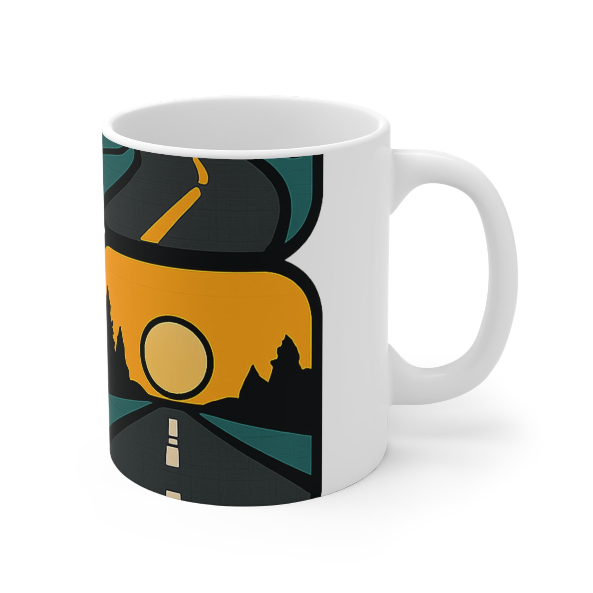 Custom Road Trip Photo Mug | Personalized Travel Memory Collage Coffee Mug | Best Trip Ever Keepsake Gift | Family Vacation Mug