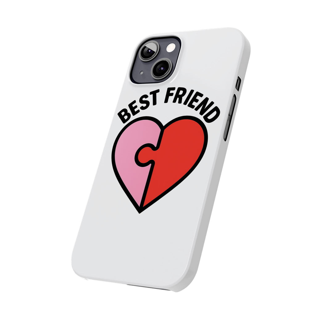 Best Friend Phone Case Set Puzzle Heart Matching BFF Gifts for Besties Friendship Phone Cases Cute Teen Gift for Her