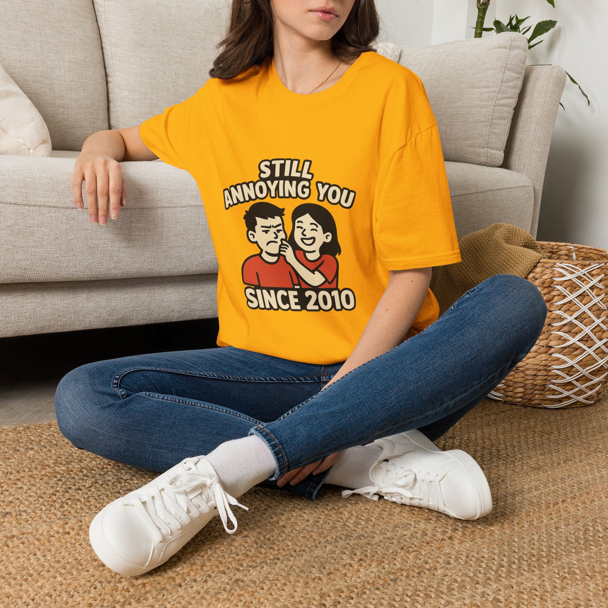 Still Annoying You Since 2010 Shirt Anniversary Gift for Husband Wife Couples Tshirt Funny Marriage Tee Sarcastic Relationship