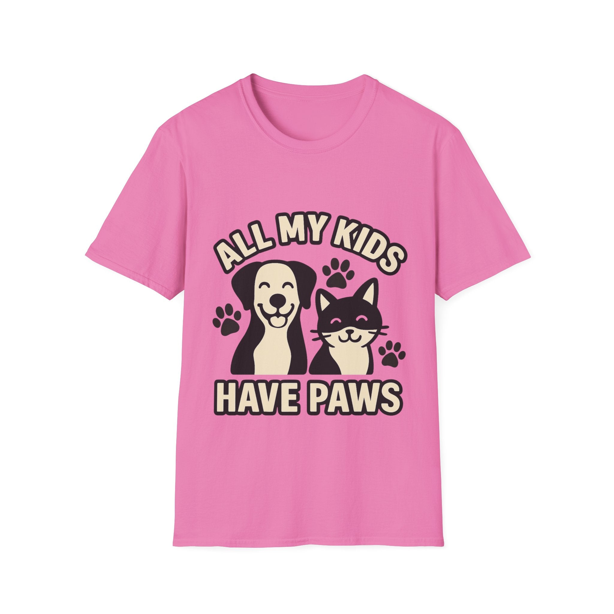 All My Kids Have Paws Shirt, Pet Mom T-Shirt, Dog Mom Cat Mom Gift, Fur Mama Tee, Pet Parent Shirt, Mothers Day Gift for Dog Lover
