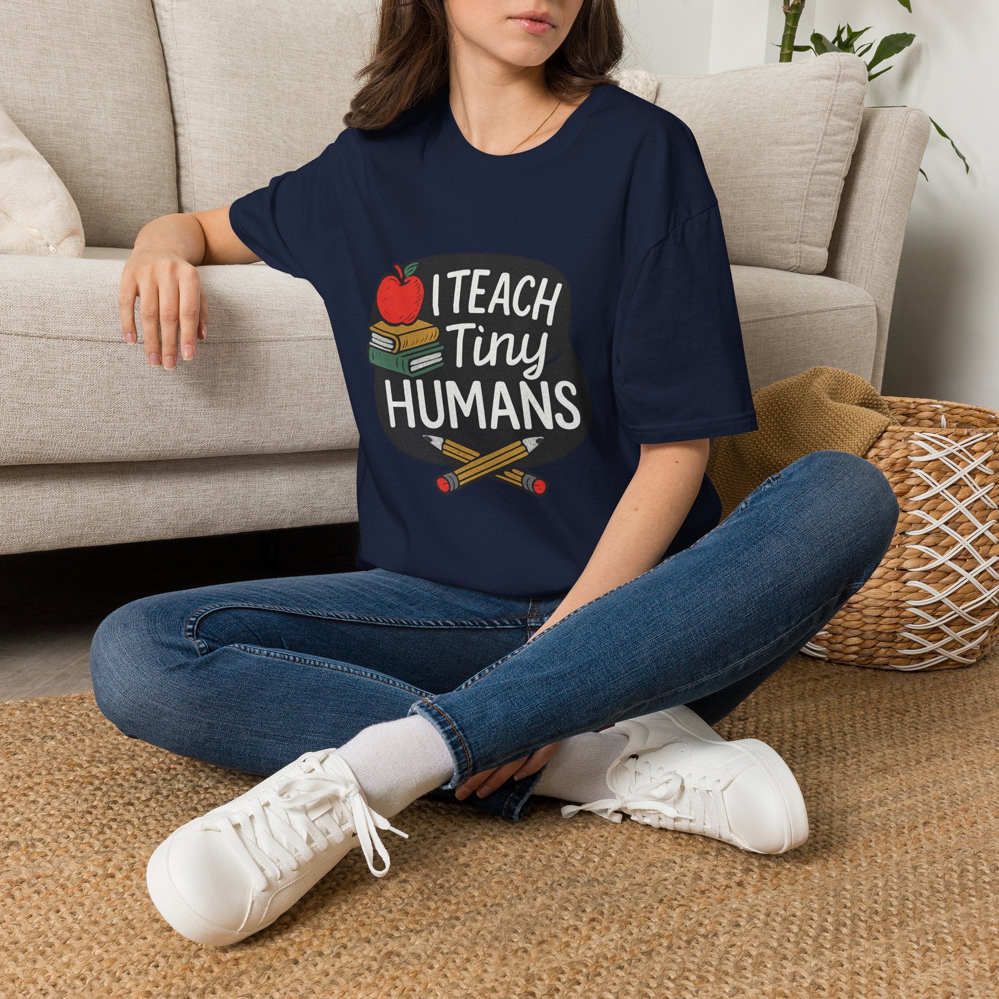 I Teach Tiny Humans T-Shirt, Preschool Teacher Shirt, Kindergarten Teacher Gift, Daycare Worker Tee, Early Childhood Educator