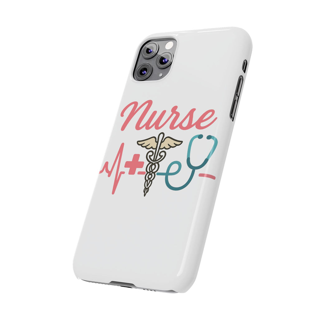 Nurse Phone Case EKG Heartbeat Medical Gift for Nurses RN Nursing Student Appreciation Gift Healthcare Worker iPhone Case