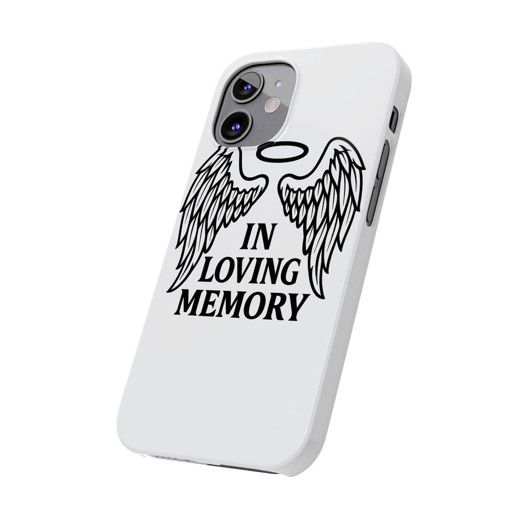 Guardian Angel Wings Phone Case In Loving Memory Sympathy Gift Memorial Remembrance Heaven Spiritual Protection Loss Grief Support