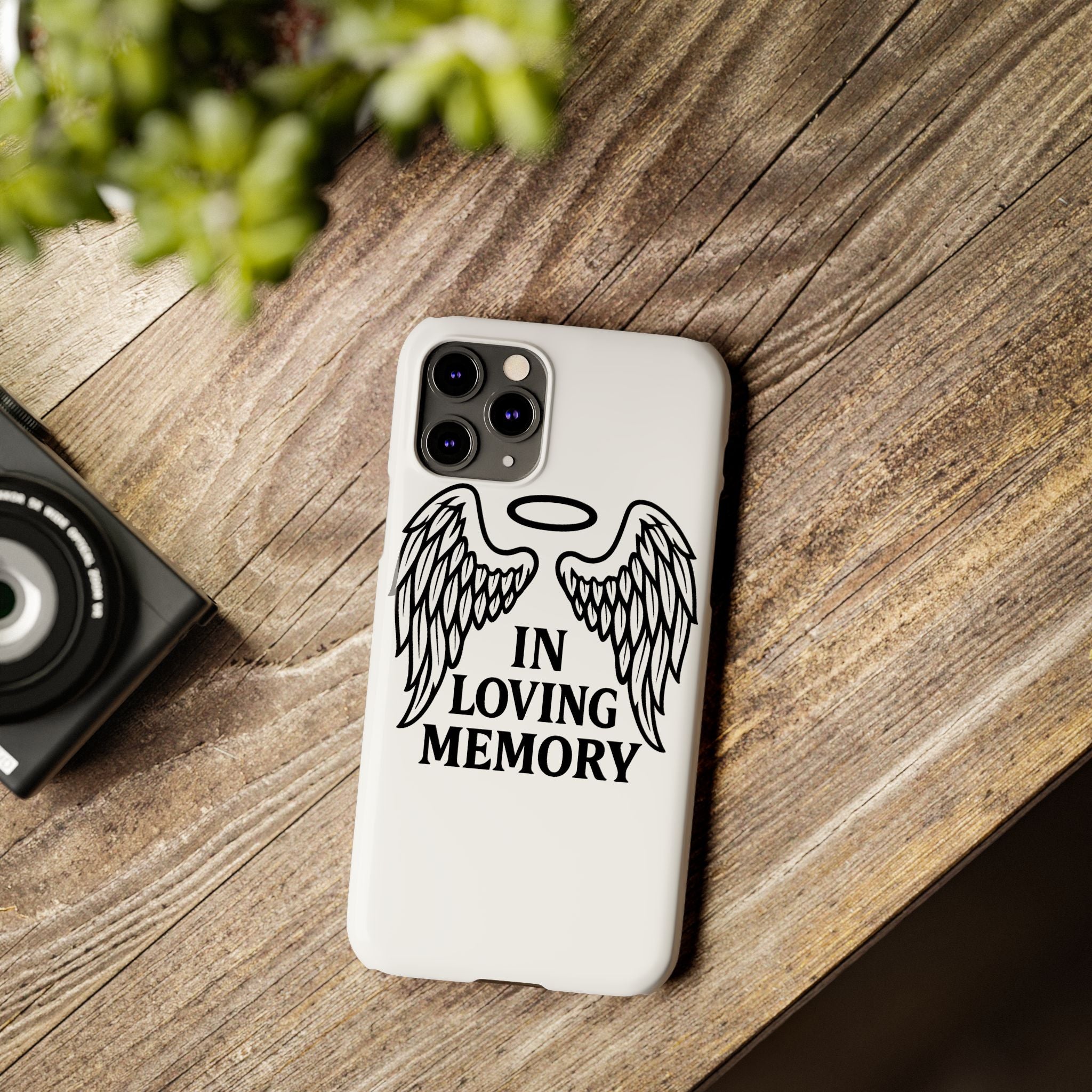 Guardian Angel Wings Phone Case In Loving Memory Sympathy Gift Memorial Remembrance Heaven Spiritual Protection Loss Grief Support