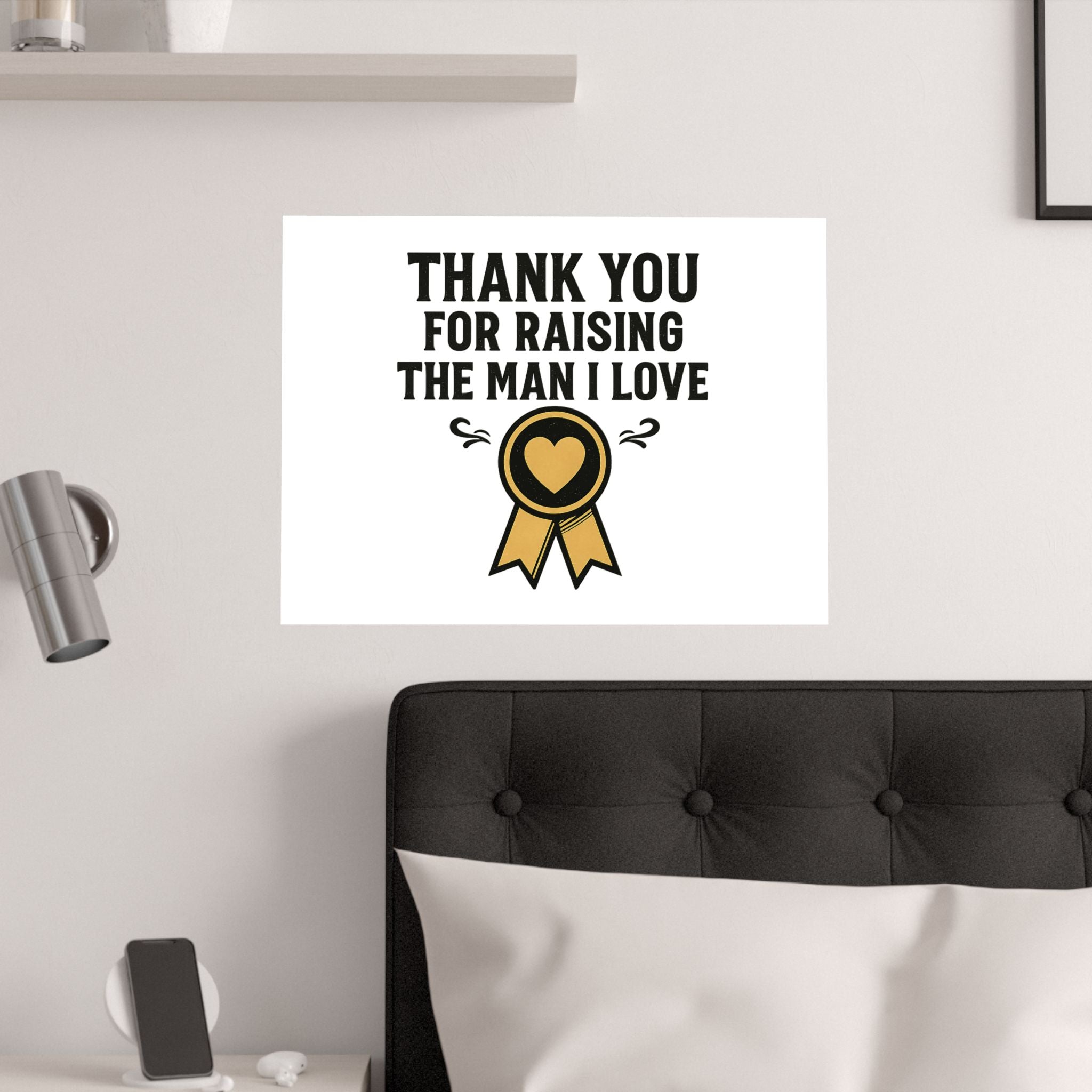 Thank You For Raising The Man I Love Print, Mother In Law Gift from Daughter In Law, Mothers Day Gift for MIL, Wedding Gift