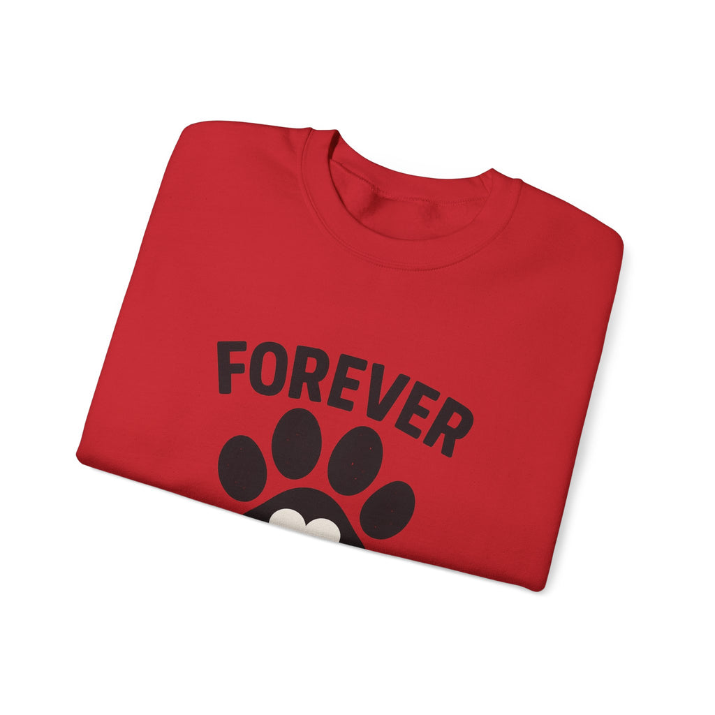 Pet Memorial Sweatshirt Forever in My Heart Paw Print Dog Cat Loss Remembrance Gift Sympathy Comfort Shirt Pet Loss Gift