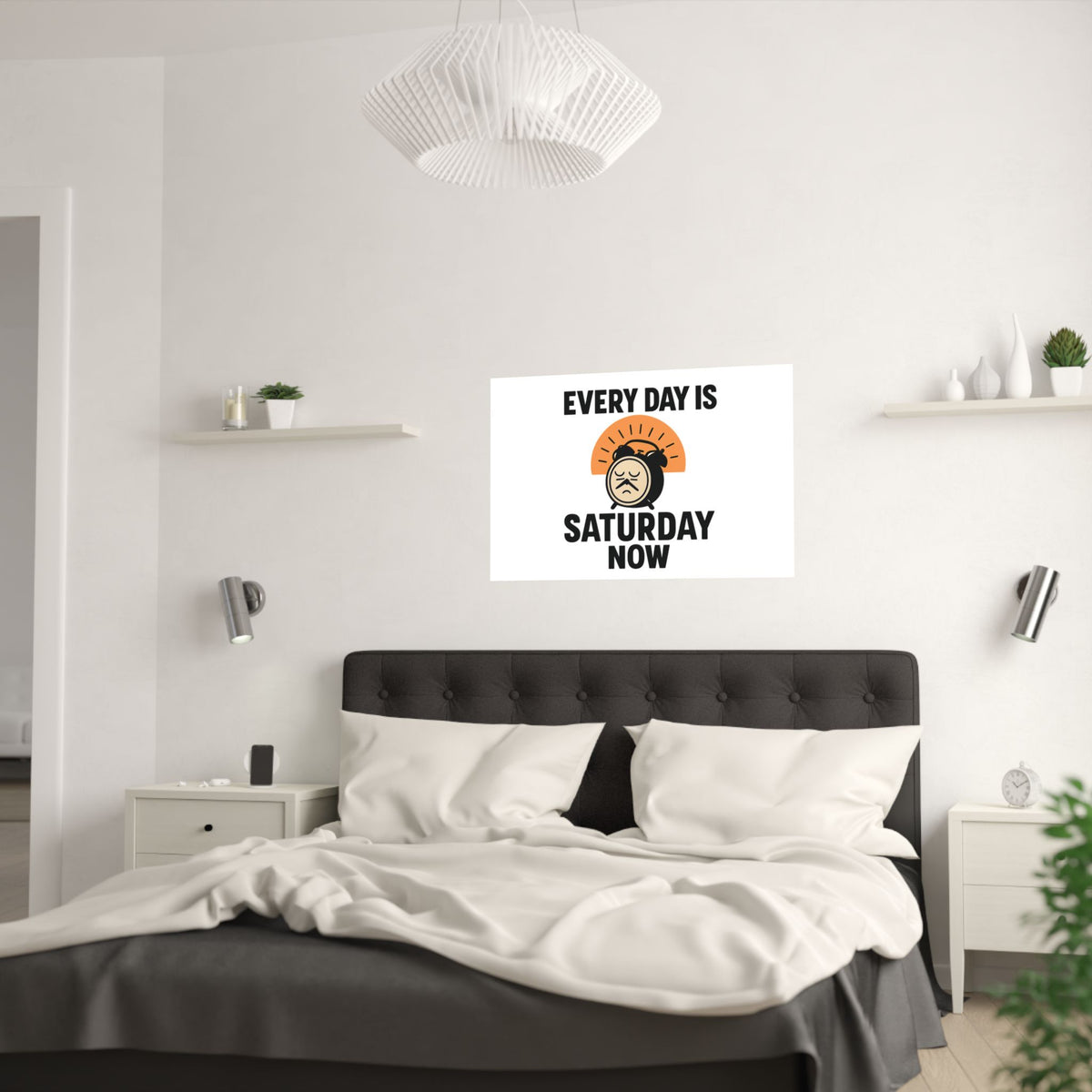 Retirement Gift Every Day is Saturday Now Poster, Funny Retirement Party Decor, Coworker Retirement Gift, Retirement Wall Art
