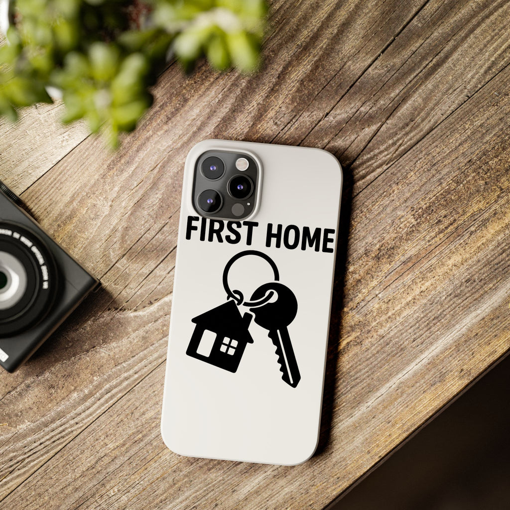 First Home Keys Phone Case, New Homeowner Gift, Housewarming Present, Minimalist House Key Design, First Time Home Buyer Gift