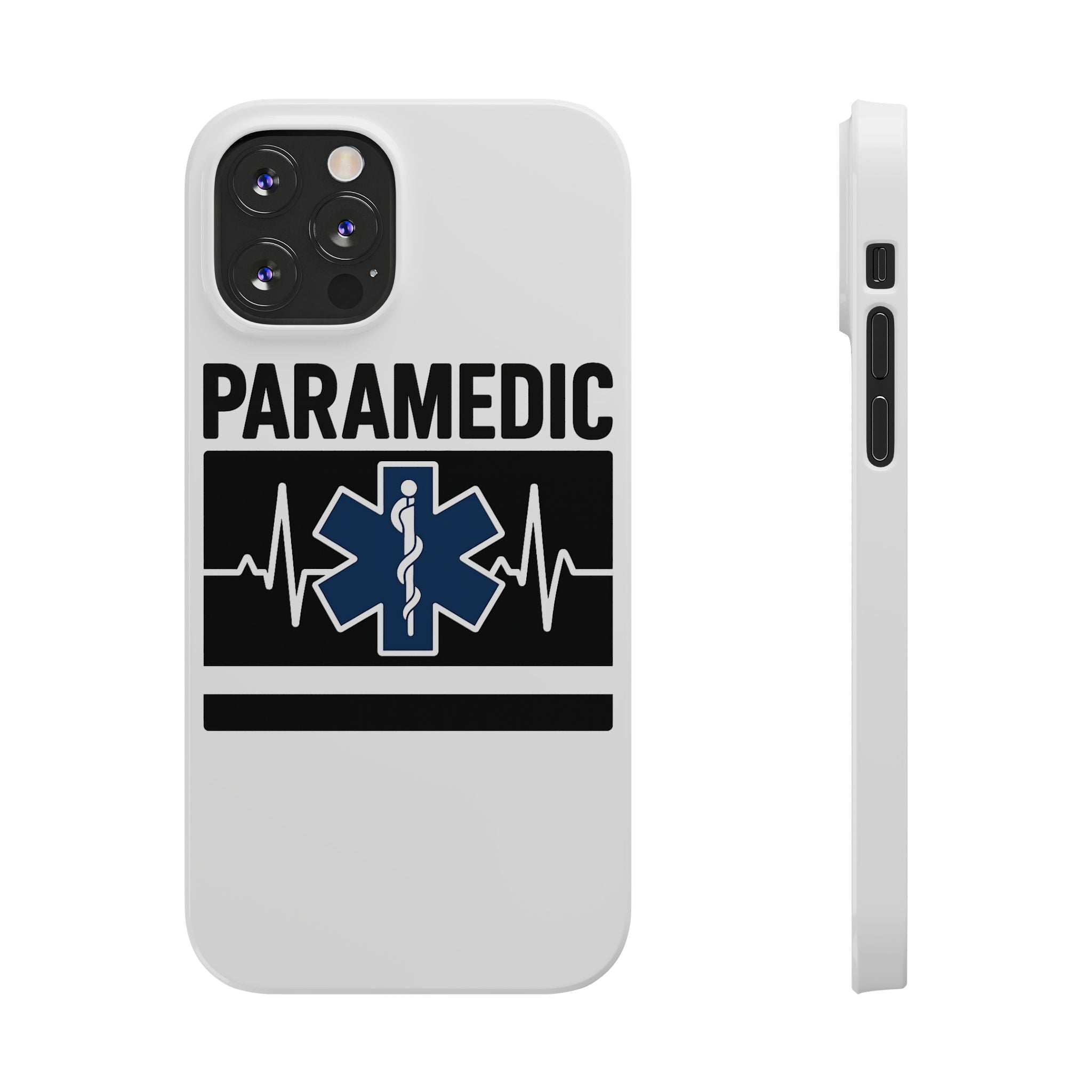 Paramedic Phone Case EMS Gift Heartbeat Star of Life EMT Medical First Responder Thin White Line Hero Appreciation
