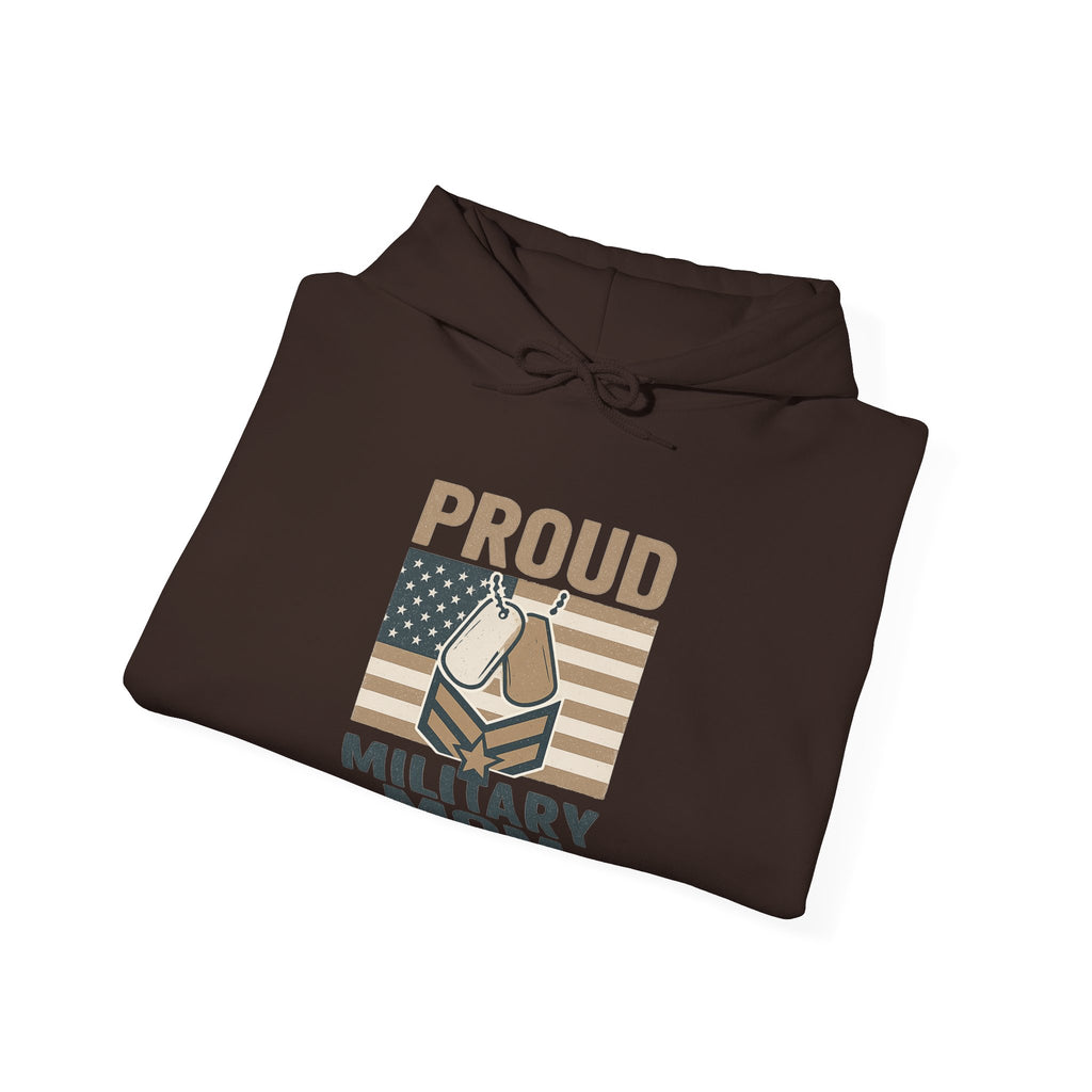 Proud Military Mom Hoodie, Strong Heart Army Mom Gift, Navy Mom Sweatshirt, Air Force Marine Mom, Service Member Mother Apparel