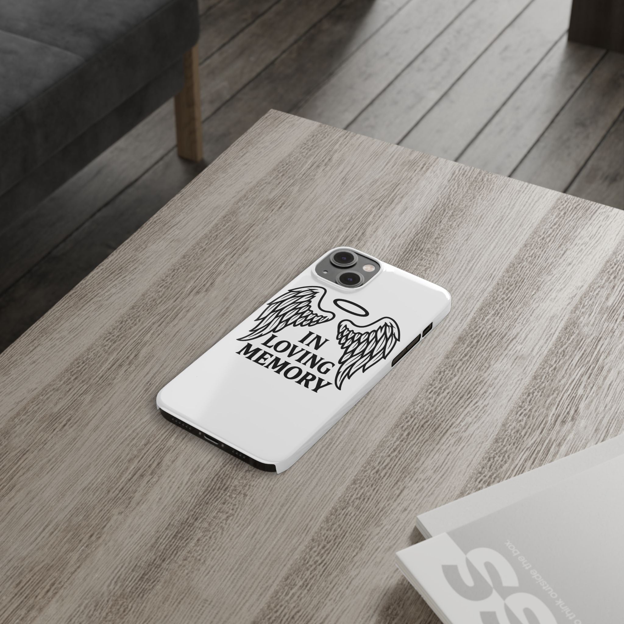 Guardian Angel Wings Phone Case In Loving Memory Sympathy Gift Memorial Remembrance Heaven Spiritual Protection Loss Grief Support
