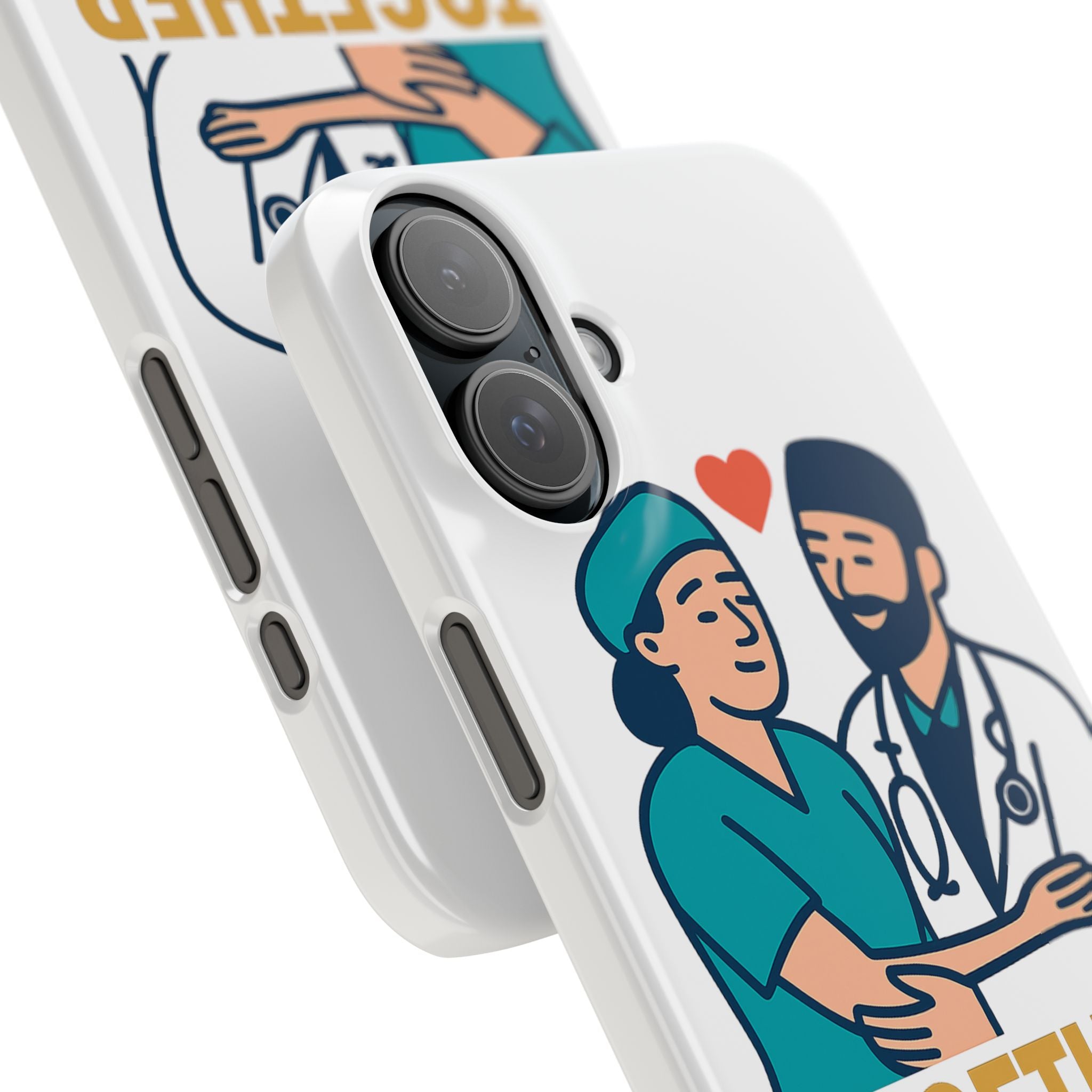 Together Is My Favorite Place Phone Case Medical Couple Gift Nurse Doctor Healthcare Love Quote Romantic Anniversary Gift