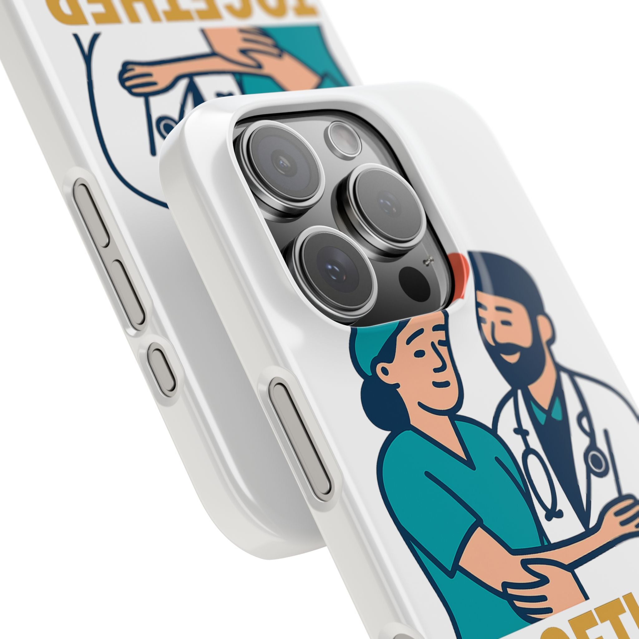 Together Is My Favorite Place Phone Case Medical Couple Gift Nurse Doctor Healthcare Love Quote Romantic Anniversary Gift