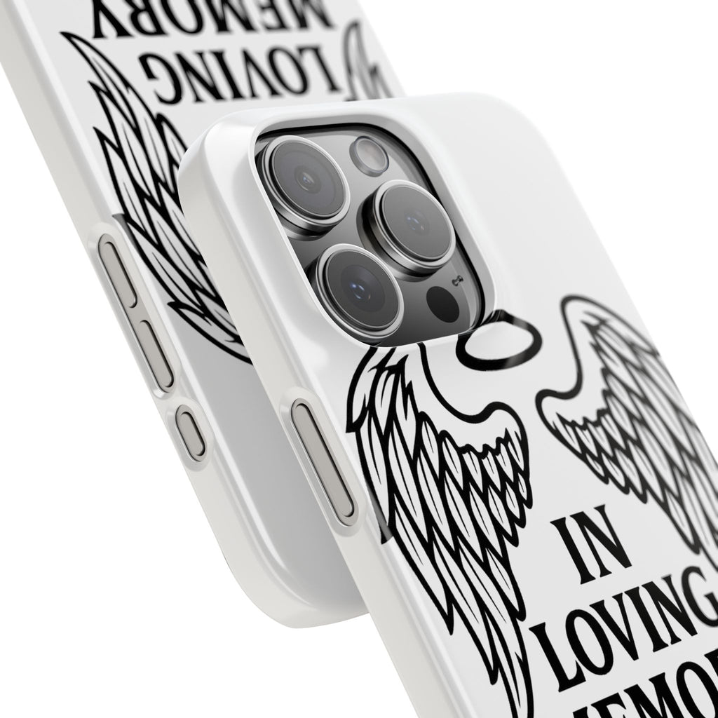 Guardian Angel Wings Phone Case In Loving Memory Sympathy Gift Memorial Remembrance Heaven Spiritual Protection Loss Grief Support