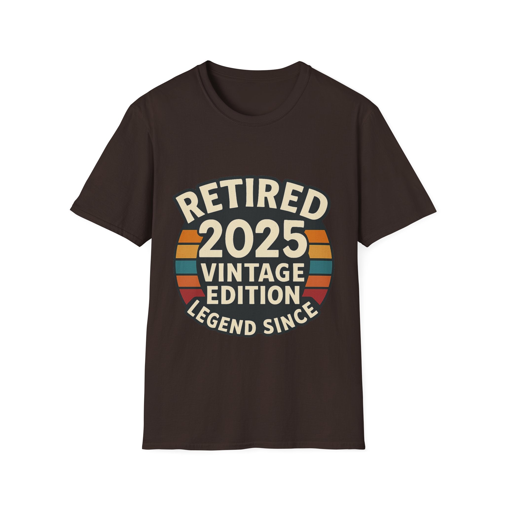 Retired 2025 Vintage Edition T-Shirt, Retirement Gift for Coworker Dad Grandpa, Funny Retirement Party Shirt, Legend Since 2025