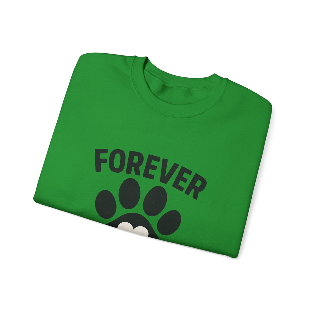 Pet Memorial Sweatshirt Forever in My Heart Paw Print Dog Cat Loss Remembrance Gift Sympathy Comfort Shirt Pet Loss Gift