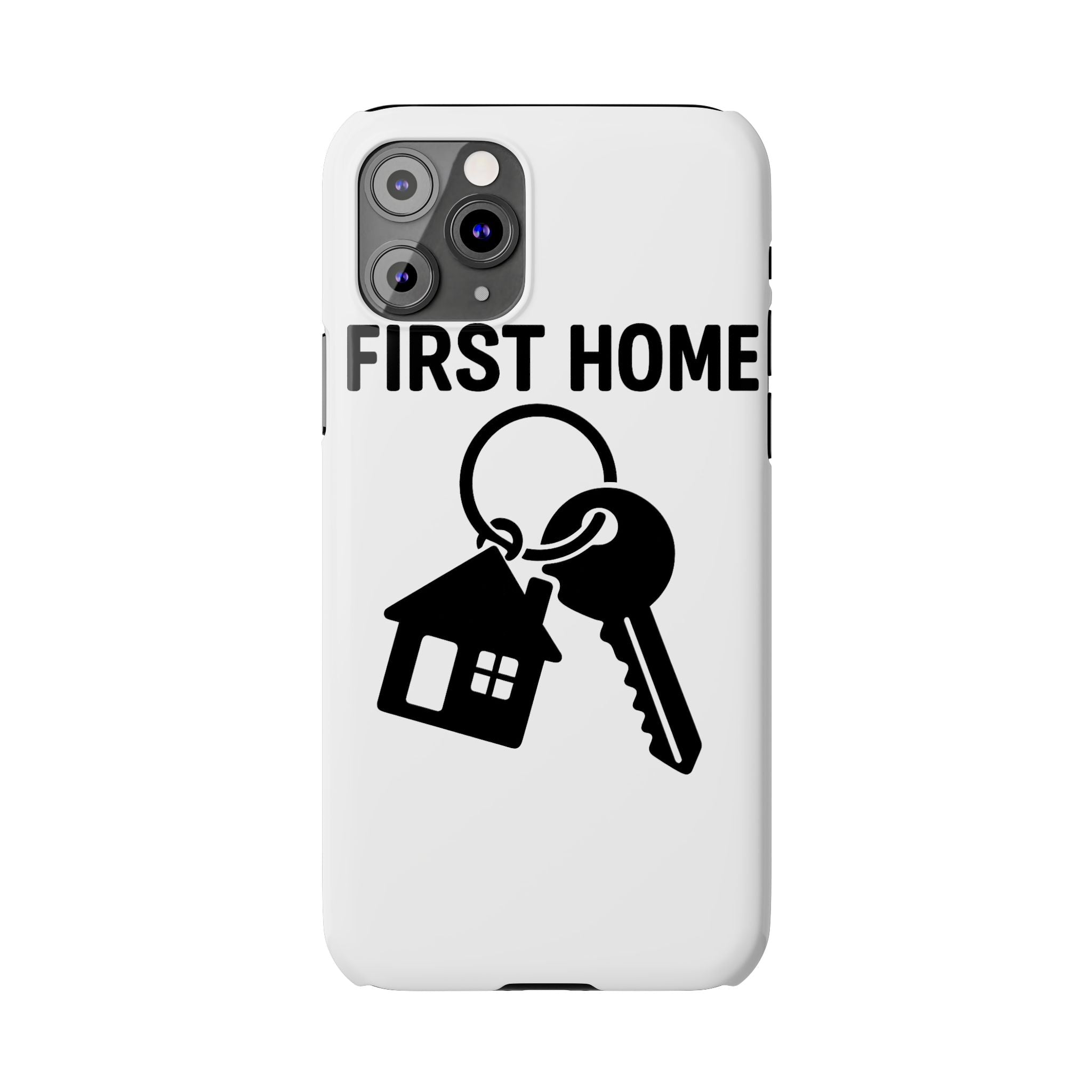 First Home Keys Phone Case, New Homeowner Gift, Housewarming Present, Minimalist House Key Design, First Time Home Buyer Gift