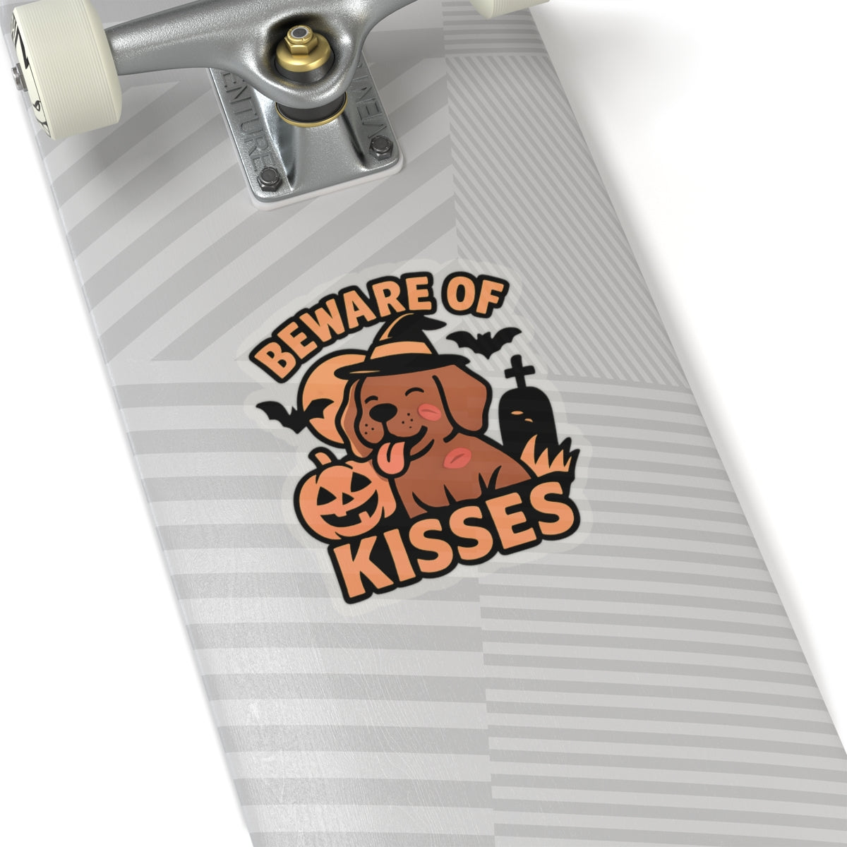 Beware Of Kisses Dog Halloween Sticker Pack