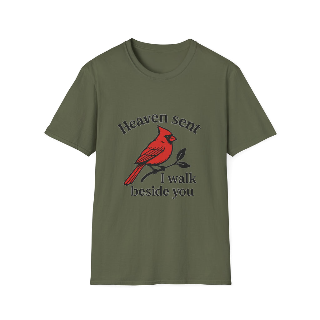 Cardinal Memorial Shirt Heaven Sent Grief Gift Loss of Loved One Remembrance Tee Sympathy Gift Bereavement Comfort Shirt