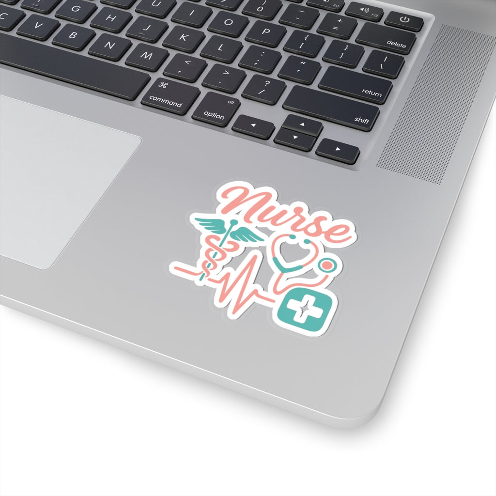 Nurse Sticker Pack 5 Stethoscope Heart Medical Appreciation Gift Waterproof Vinyl Decals Healthcare Worker Thank You