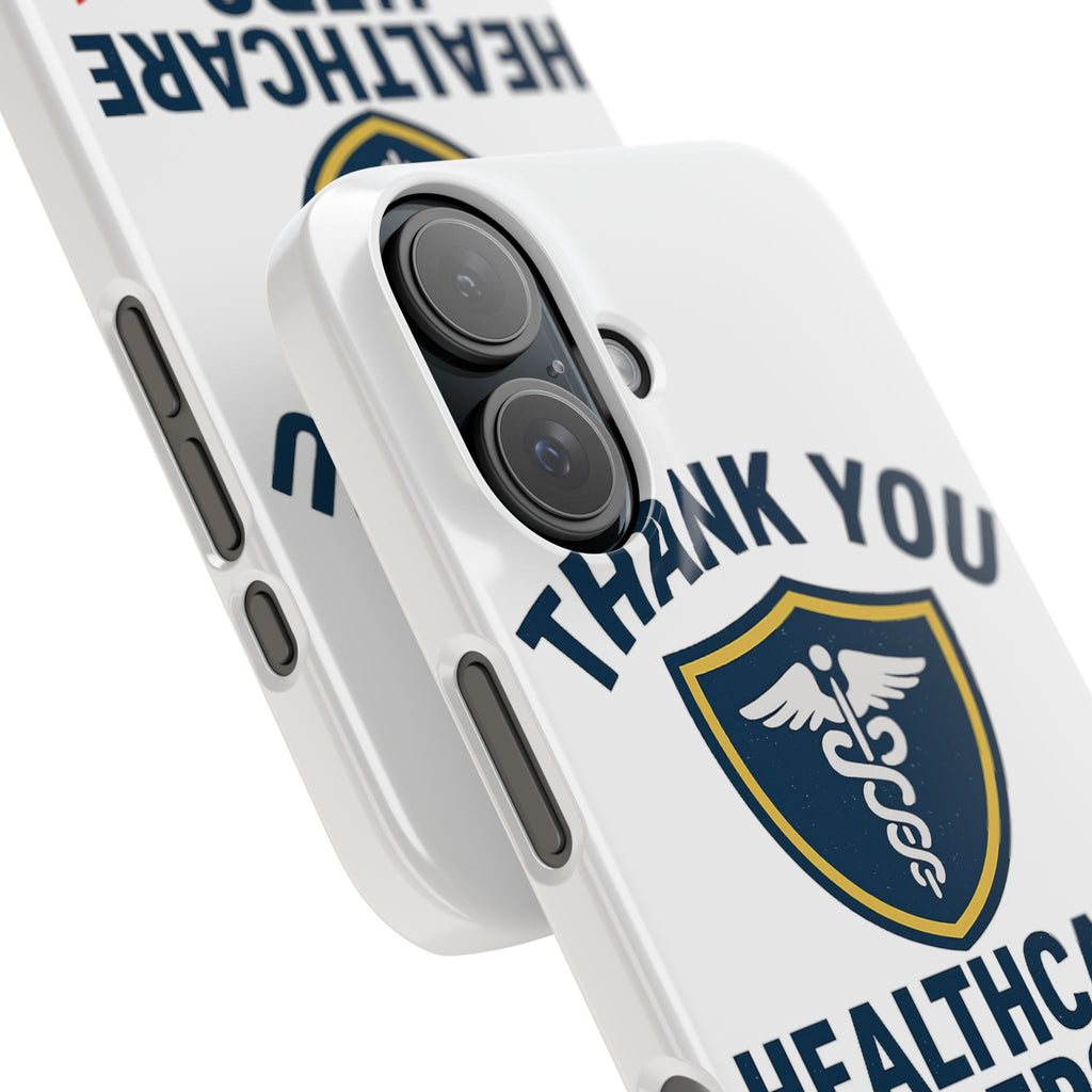 Thank You Healthcare Hero Phone Case, Nurse Appreciation Gift, Medical Worker Gift, Grateful for Heroes Like You, Nurses Week Gift