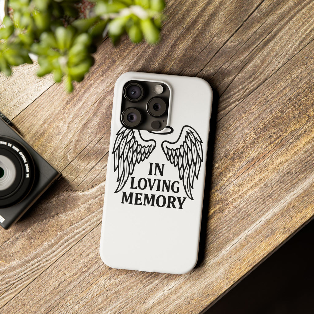Guardian Angel Wings Phone Case In Loving Memory Sympathy Gift Memorial Remembrance Heaven Spiritual Protection Loss Grief Support